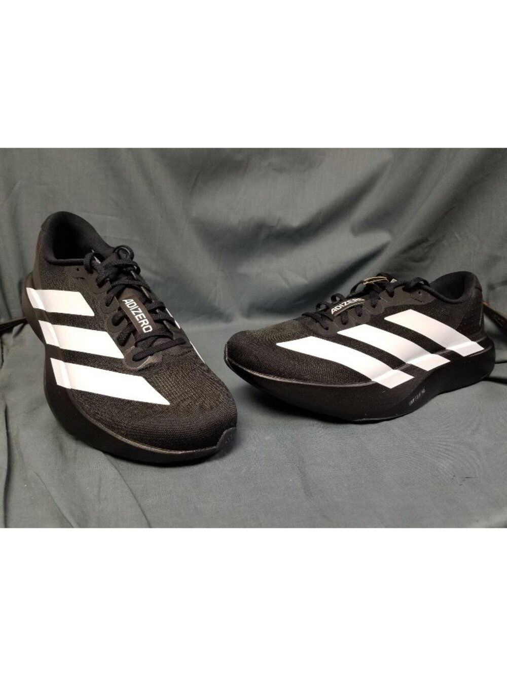 Adidas Adizero Evo SL M Black White JP7149 Men's Size 10.5 NEW NO BOX!